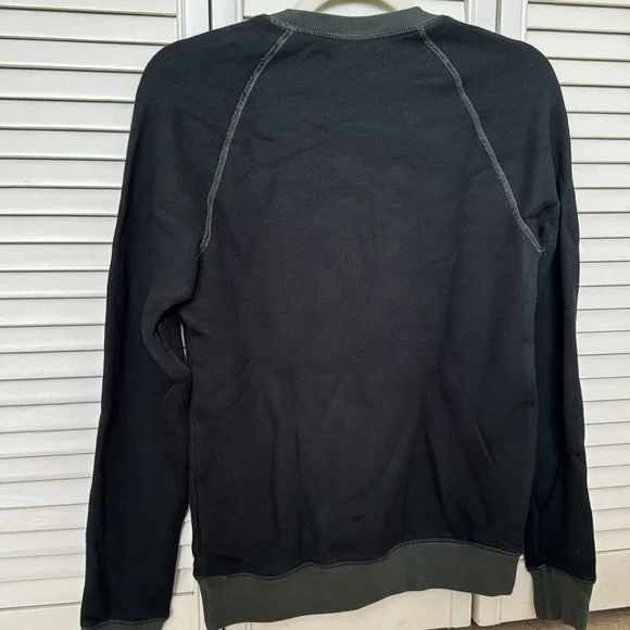 Spiritual Gangster Black Crewneck Sweatshirt with White Lettering - Picture 2 of 3